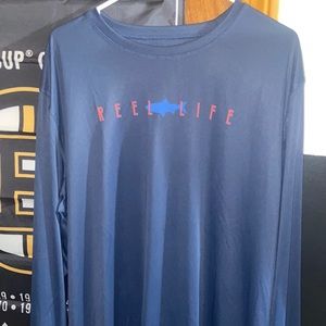 Reel life men’s 2xl long sleeve fishing shirt